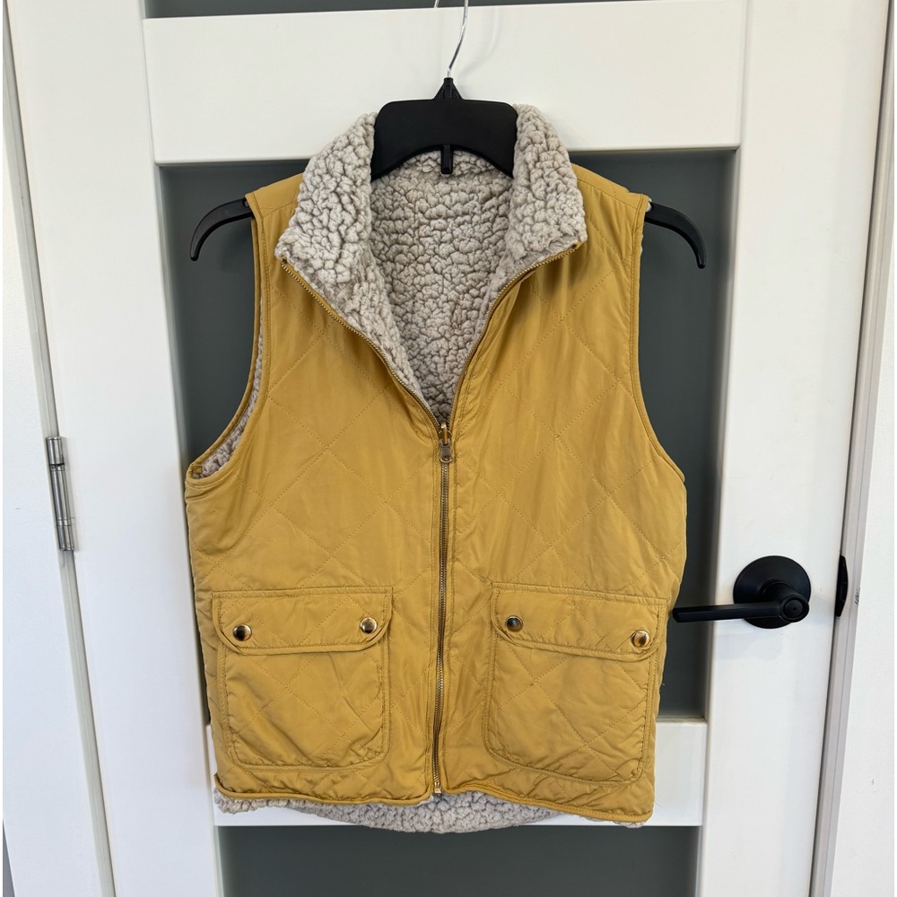 Dry Goods Reversible Gold Vest